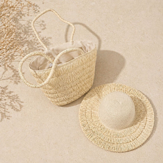 Beach hat&bag