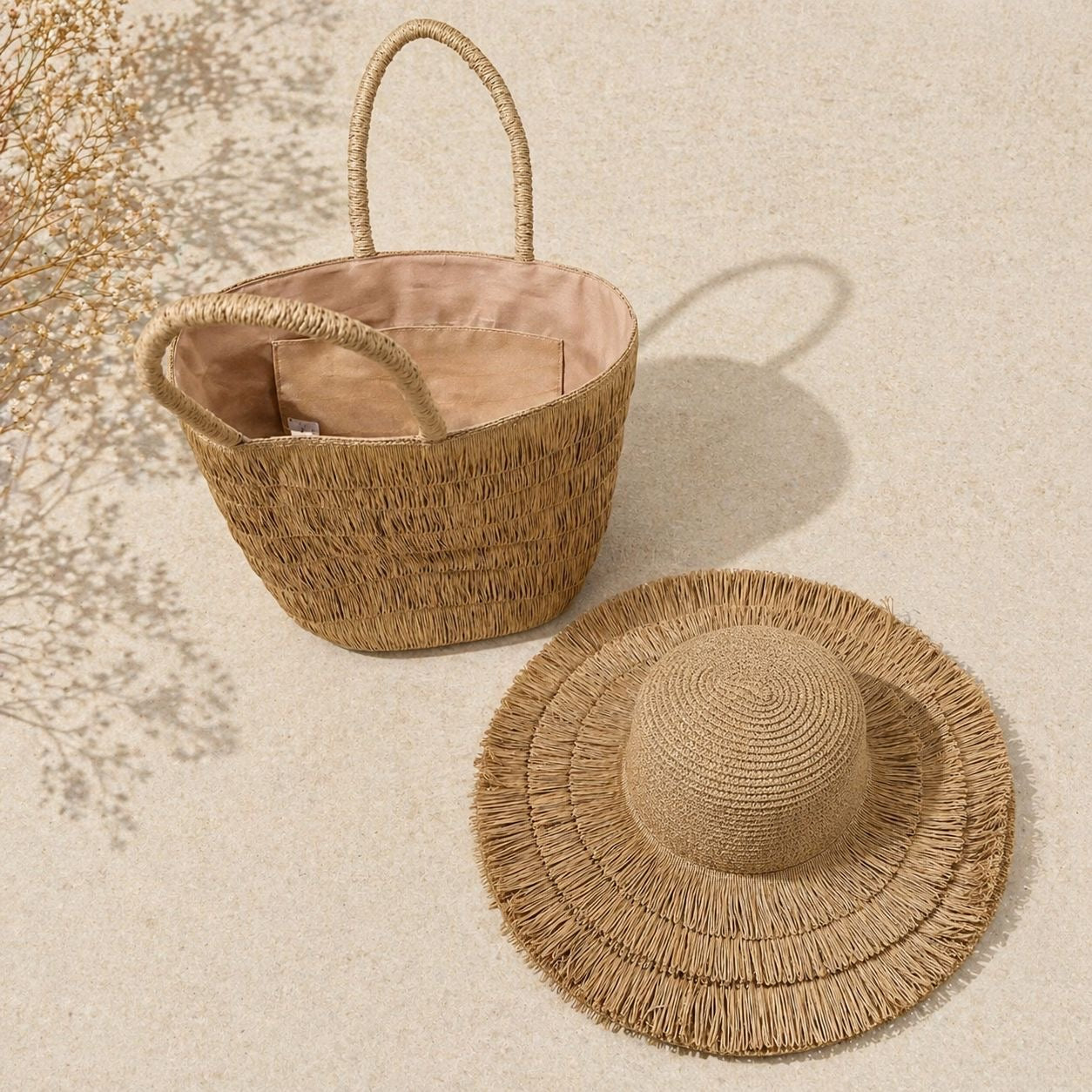 Beach hat&bag