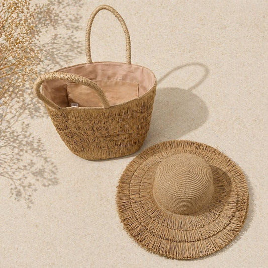 Beach hat&bag
