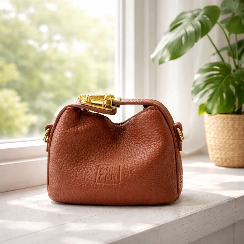 Leather kids bags