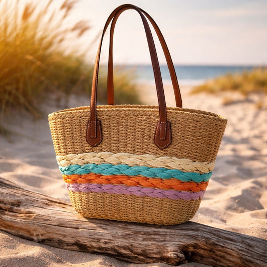 New straw bags